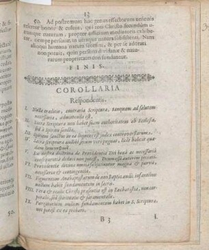 Corollaria Respondentis.
