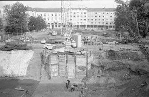 Bau der Tiefgarage am Friedrichsplatz