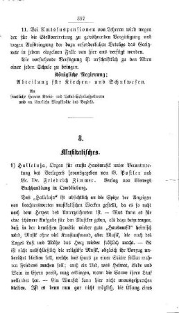Musikalisches