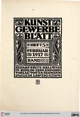 Heft 5 (Februar 1917)