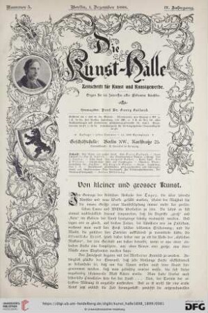 4: Von kleiner und grosser Kunst