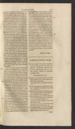 Consilium XVIII.