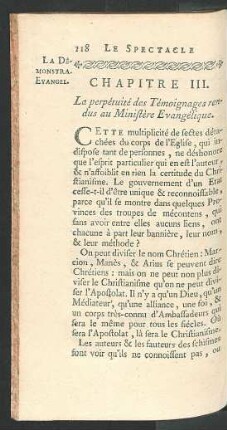 Chapitre III. La perpétuité des Témoignages rendus au [...]