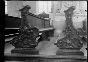 Salem Münster - Klosterkirche Maria Himmelfahrt Chorgestühl mit Schnitzerei