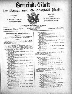 1888,29: No. 29, 15. Juli 1888