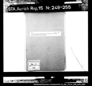 Die Versetzungen des Amtsassessors von Beesten von Esens nach Peine und von Weener nach Neuenhaus
