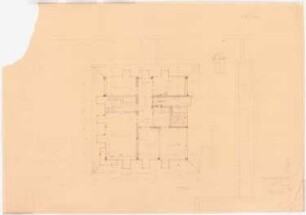 Dienstwohnung des Reichsaußenministers Joachim von Ribbentrop, Berlin-Mitte Umbau: Adjutantenhaus: Grundriss DG 1:50