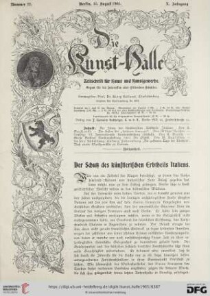 Nummer 22 (15. August 1905)