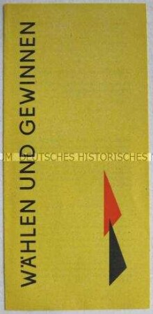 Propagandaschrift der DDR für Besucher aus der Bundesrepublik zu den Volkskammerwahlen 1963