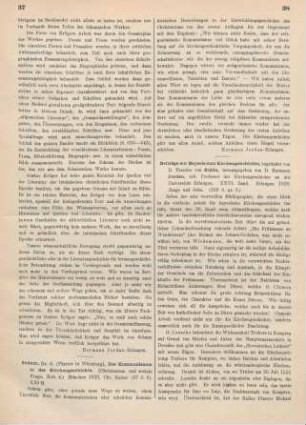 38-40 [Rezension] Beiträge zur Bayerischen Kirchengeschichte ; XXVI. Band