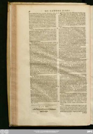 Cap. XI. An Fides sit differentia & fundamentum Ecclesiae.