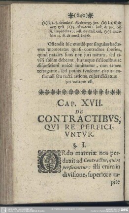 Cap. XVII. De Contractibus, Qui Re Perficiuntur