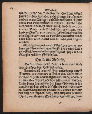 Die dritte Ursache.