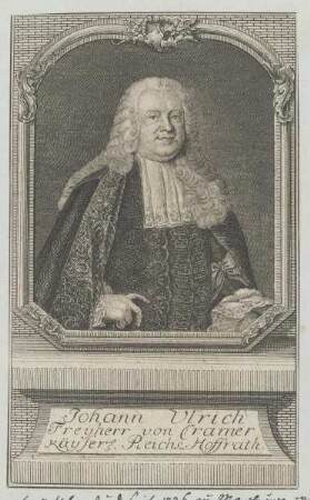 Bildnis des Johann Ulrich von Cramer