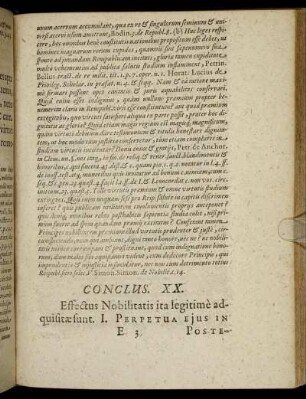 Conclus. XX. - Conclus. XXXII.