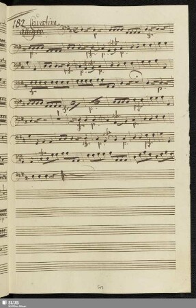 182. Cavatina: Cosa vuol da una donzella / Piccinni, N.