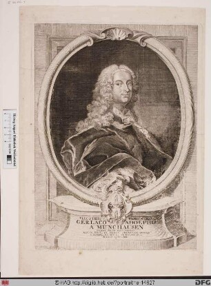 Bildnis Gerlach Adolph Frhr. von Münchhausen
