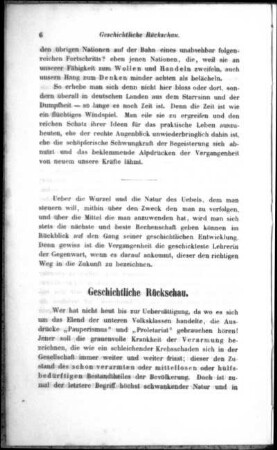 Geschichtliche Rückschau.