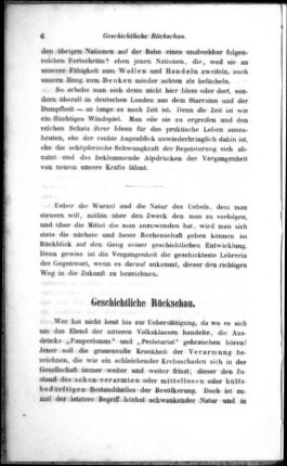 Geschichtliche Rückschau.
