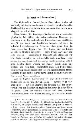 Zauberei und Verwandtes
