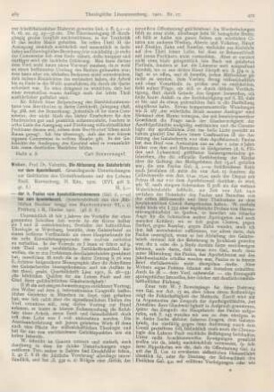 469-472 [Rezension] Weber, Valentin, Die Abfassung des Galaterbriefs vor dem Apostelkonzil