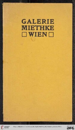 Galerie Miethke, Wien : old and modern pictures
