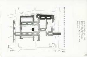 Sanierung Schöneberg, Berlin-Schöneberg (Diplomarbeit bei Kurt Dübbers): Lageplan 1:500