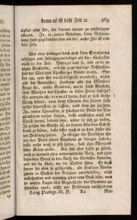 369-376, Aber eben deswegen denn auch keine Ermahnung ...