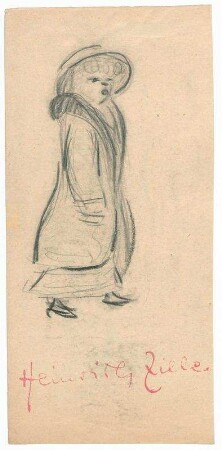 Frau mit Hut