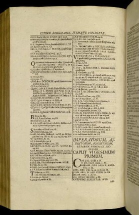 Imperarorum, Augustorum, Augustarum, Caesarum Nomina Et Successio. Caput Vigesimum Primum