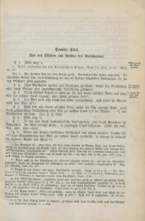 Neunter Titel. - Neunzehnter Titel.