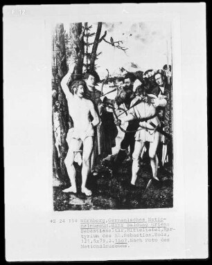 Sebastiansaltar — Martyrium des heiligen Sebastian