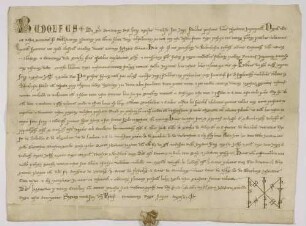 König Rudolf bestätigt und erneuert dem Kloster Bebenhausen das in der Urkunde inserierte Privilegium Kaiser Friedrichs II. von 1232 April.