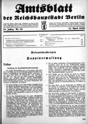 1938,16: Nr. 16, 17. April 1938