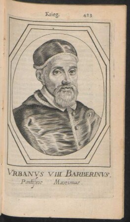 Urbanus VIII Barberinus. Pontifex Maximus