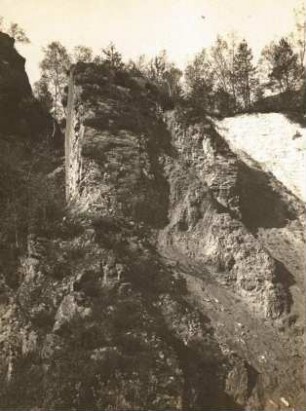 Zittauer Gebirge. Mühlsteinbrüche. Scheitelstein