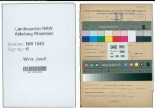 Entnazifizierung Josef Winn , geb. 19.01.1900 (Betriebspruefer)