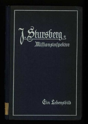 Missionsinspektor Julius Stursberg