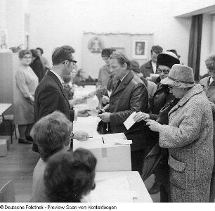 Wahl; Volkskammer; Bezirkstag