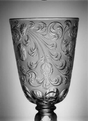 Deckelpokal (mit Akanthusranken) aus Schloß Moritzburg