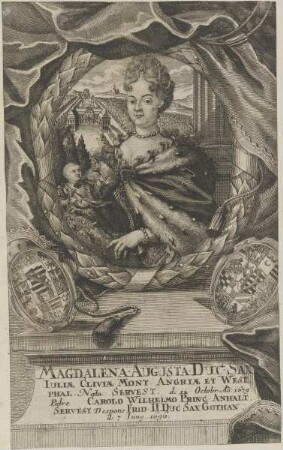 Bildnis von Magdalena Augusta, Fürstin von Sachsen