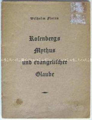 Kommunistische Tarnschrift zur Auseinandersetzung mit dem Nationalsozialismus und der evangelischen Kirche