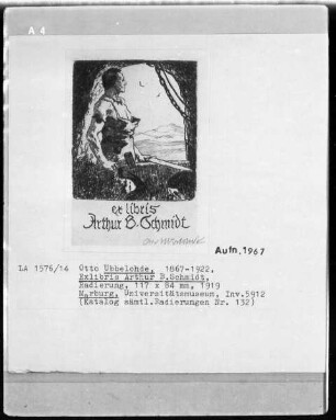 Exlibris Arthur B. Schmidt