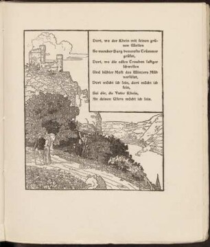 Dort, wo der Rhein mit seinen grünen Wellen