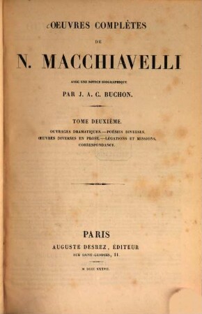 Oeuvres complètes, 2. Ouvrages dramatiques