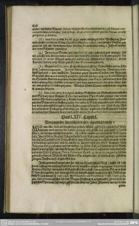 Das LXIV. Capitel. Worinnen der Unterscheid dessen, eigendlich bestehe?