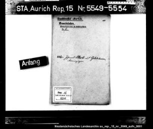 Hausierkonzessionen und -gesuche: Johannes Ellrott aus Gieboldehausen, Kammerjäger