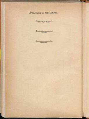 Tafel 33. - Taf. 36. [mit Erklärungen]