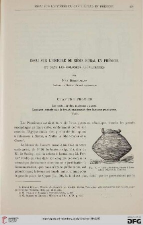 36: Essai sur l'histoire du génie rural en Phénicie et dans les colonies phéniciennes