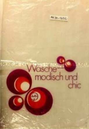 Verpackung für "Wäsche - modisch und chic "